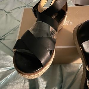 Michael Kors Darby Leather Sandal 9.5M